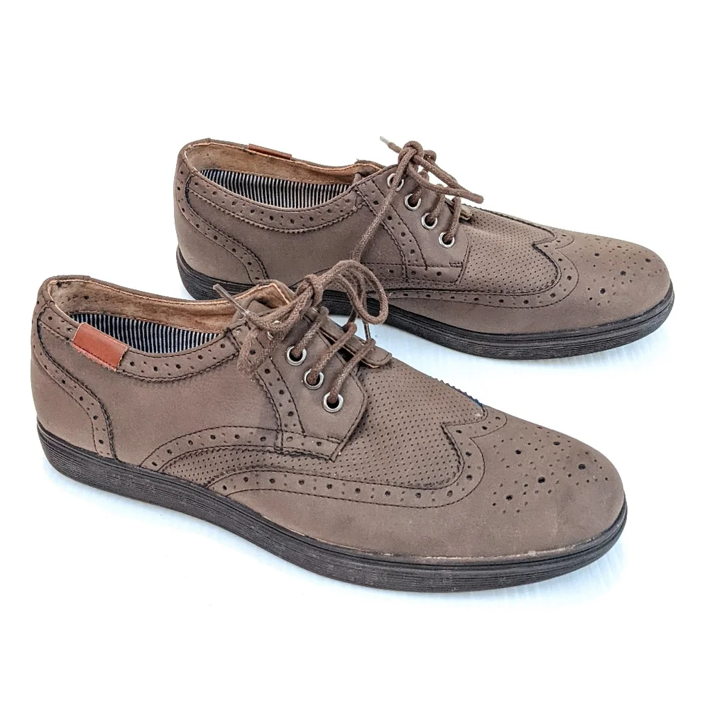 MADDEN Rusell genuine leather wingtip Oxford Loafers